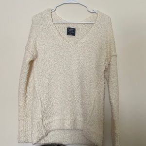 Abercrombie & Fitch cream sweater
